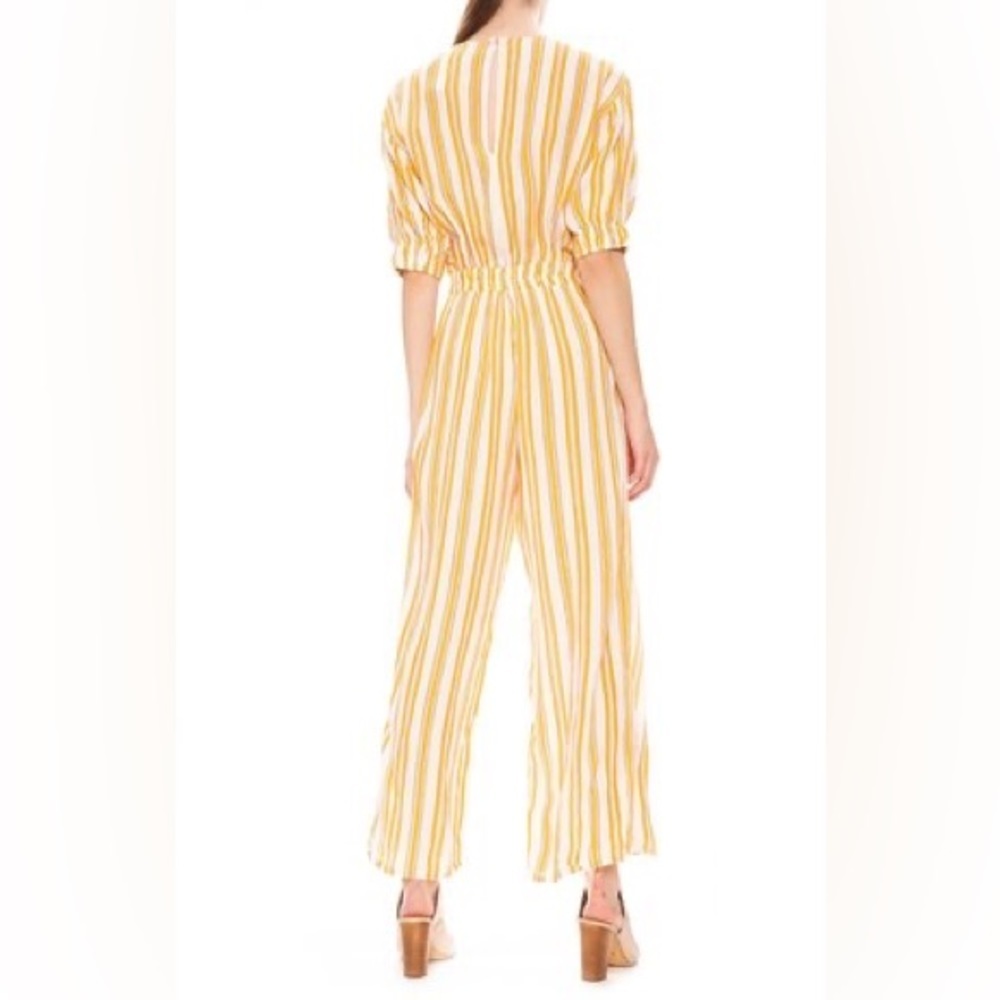 FAITHFUL the brand mattese jumpsuit azure strip sz XS - Picture 10 of 10